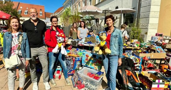 Kinderflohmarkt in Feldkirchen sorgte f&uuml;r Begeisterung
