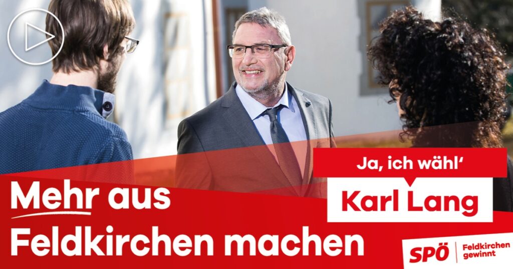 ! VIDEO ! Ja, ich w&auml;hl&acute; Karl Lang!